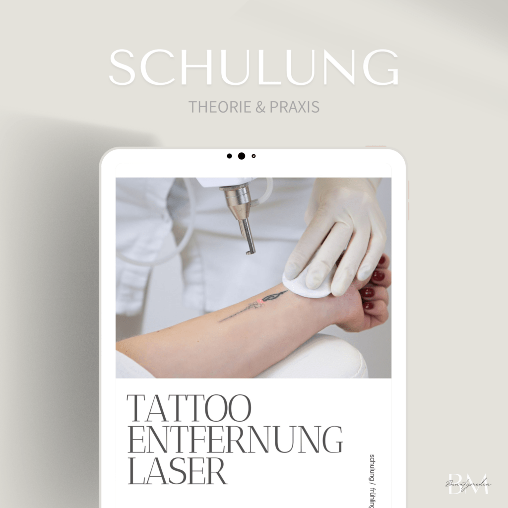 Erlernen Sie die Techniken der Tattooentfernung mit Laser.