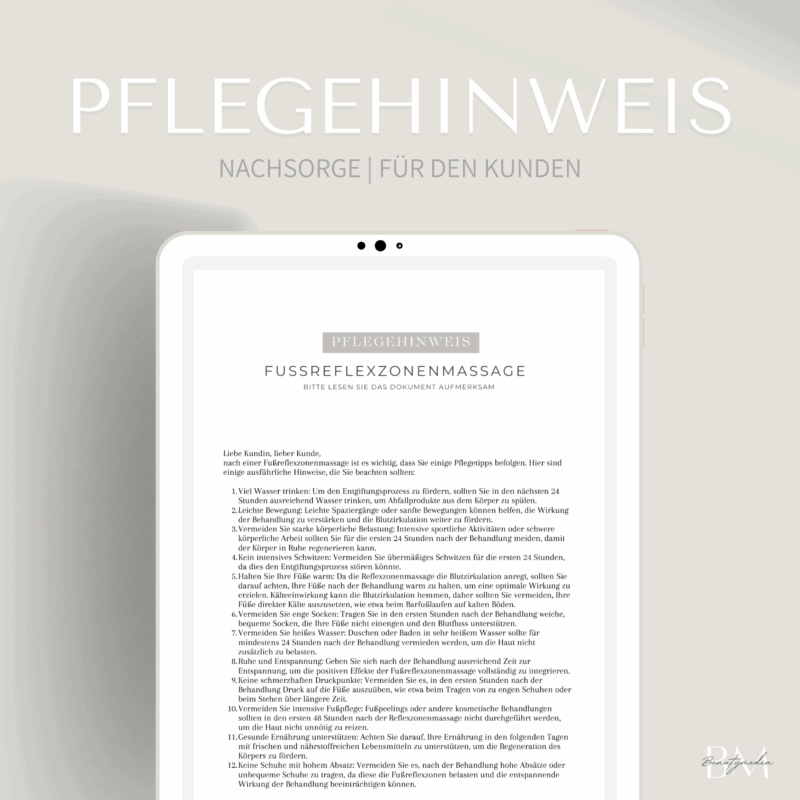 Die Fußreflexzonenmassage ist eine ganzheitliche Methode zur Förderung des Wohlbefindens, bei der durch gezielte Drucktechniken an bestimmten Zonen des Fußes Blockaden gelöst und die Selbstheilungskräfte des Körpers aktiviert werden.
