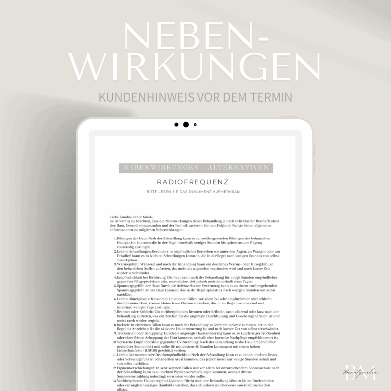 Nebenwirkung Radiofrequenz