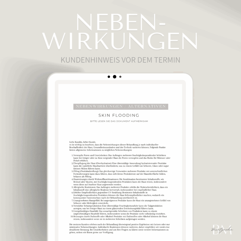 Nebenwirkung Skin Flooding