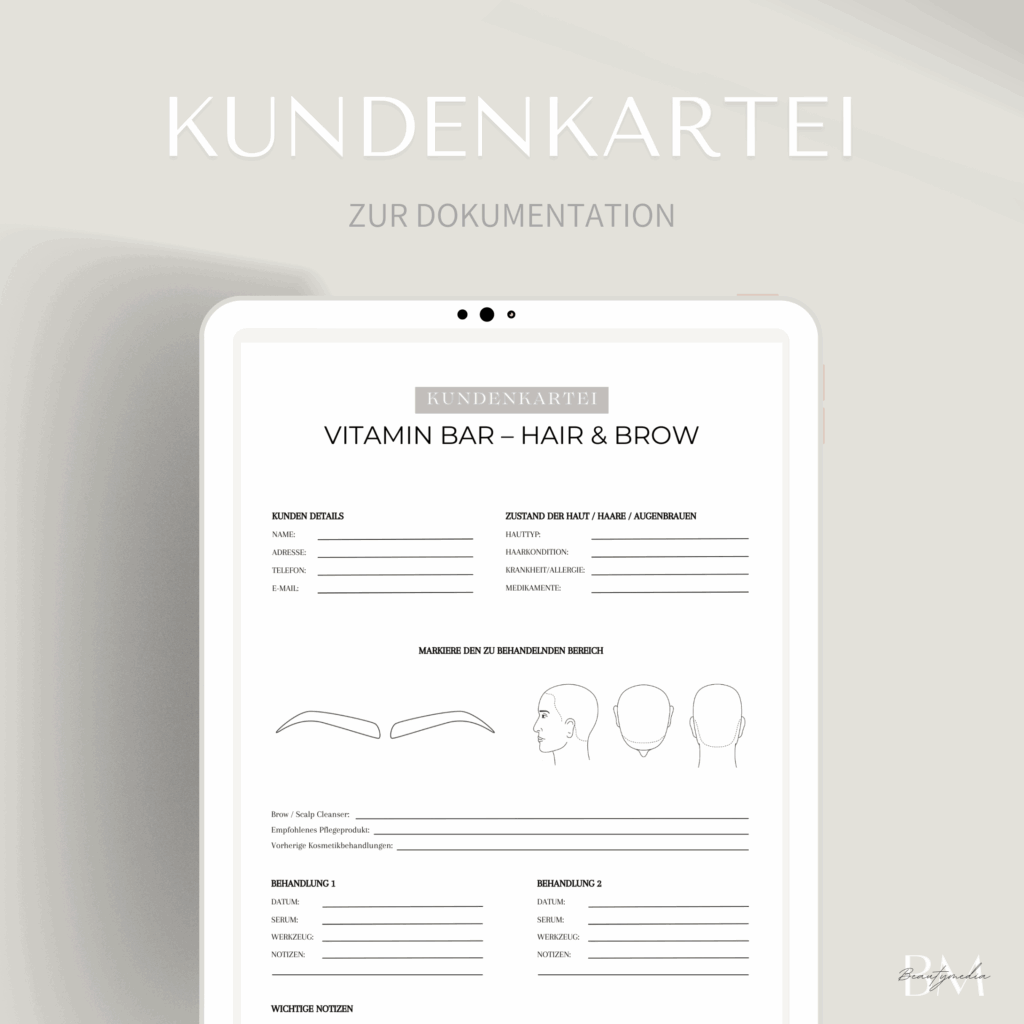 Unsere Vitamin Bar – Hair & Brow bietet eine innovative Methode, um Haar und Augenbrauen mit wichtigen Vitaminen, Mineralstoffen und Vitalstoffen direkt zu versorgen.
