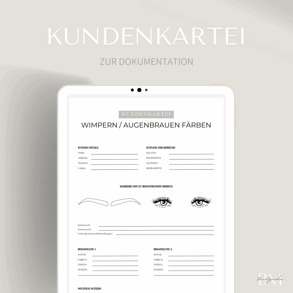 Die Wimpern- und Augenbrauenfärbung ist eine effektive kosmetische Behandlung, bei der die Haare mit speziellen Farben betont werden, um dem Gesicht mehr Ausdruck zu verleihen.