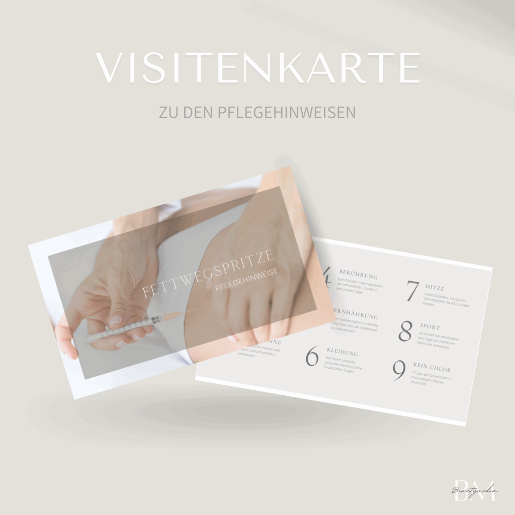 Die Fettwegspritze ist eine moderne Behandlungsmethode, bei der Wirkstoffe gezielt in das Unterhautfettgewebe injiziert werden, um Fettdepots zu reduzieren und die Körperkontur zu verbessern.