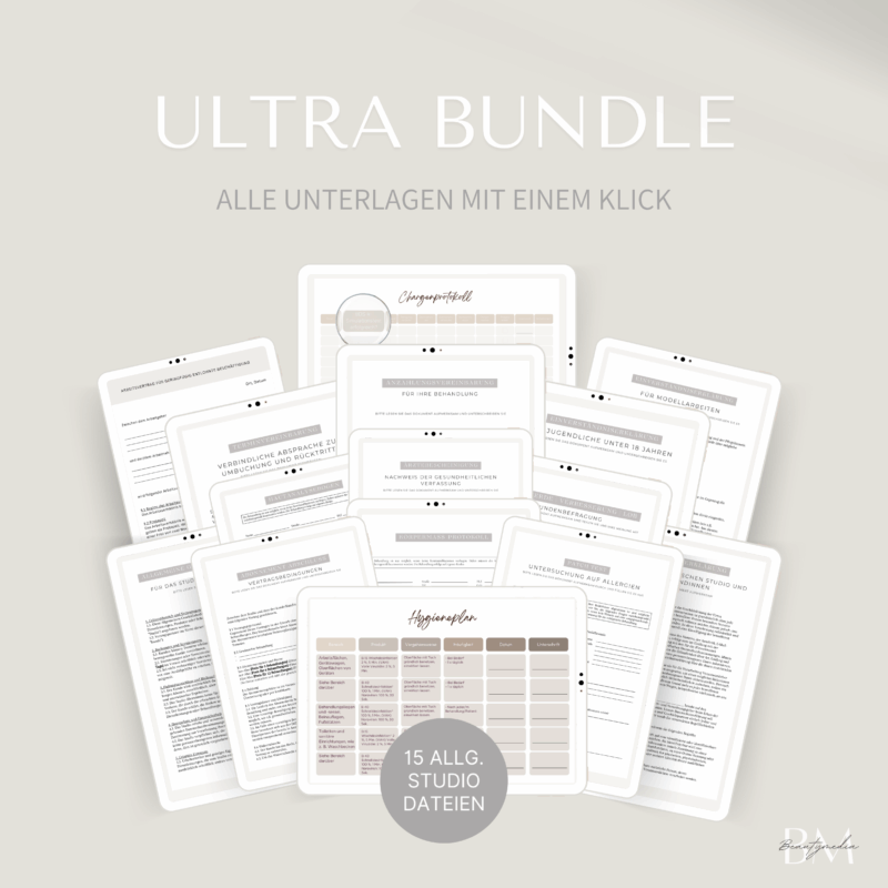 Bundle Ultra Studiounterlagen