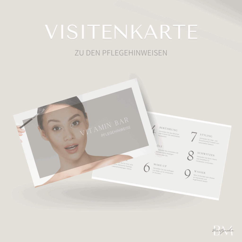 Die Vitamin Bar – Hair & Brow ist eine moderne Behandlungsmethode zur gezielten Versorgung von Haaren und Augenbrauen mit essenziellen Vitaminen und Nährstoffen.