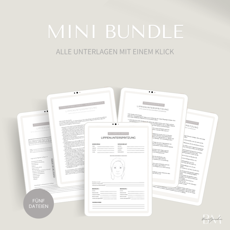 Mini Bundle - Lippenunterspritzung
